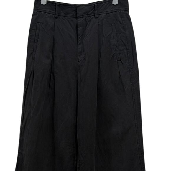Everlane The Way-High Drape Trouser In Black - Picture 5 of 7